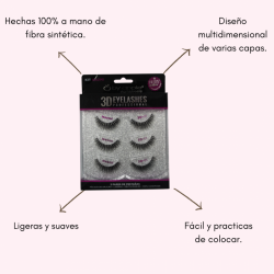 Pestañas 3D Kit Naomi-By Apple