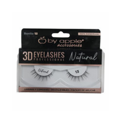 Pestañas 3D natural Bonita 13-By Apple