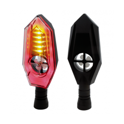 JGO DIRECCIONALES LED RASEN DIR-0054Y-R TIPO ZAFIRO AMARILLO/ROJO