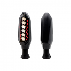 JGO DIRECCIONALES LED RASEN DIR-0001Y-W SECUENCIAL AMARILLO/BLANCO