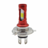 FOCO LED RASEN FDEL-5017R-Y-W LUPA H4 2 COLORES AMARILLO/BLANCO CARCASA ROJA