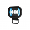 FARO LED AUXILIAR RASEN LED-13079W-R-Y OJO ANGEL 3 LED ROJO Y DIRECCIONAL AMARILLA LUZ BLANCA