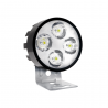 FARO LED AUXILIAR RASEN LED-13062BK-W REDONDO 4 LED LUZ BLANCA ALTA/BAJA Y ESTROBO