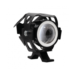 FARO LED AUXILIAR RASEN LED-13053W-BU MINI CON LUPA OJO DE ANGEL AZUL ALTA/BAJA Y ESTROBO