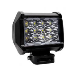 FARO LED AUXILIAR RASEN LED-13014W-BU CUADRADO 3 FILAS 12 LED BLANCO CONTORNO AZUL ALTA/BAJA Y ESTRO