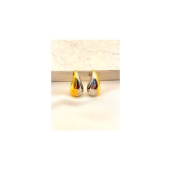 Arete Gota Bicolor Acero