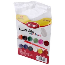 ACUARELA CARTÓN 12 PASTILLAS