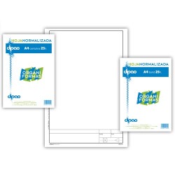 BLOCK A4 BOND NORMALIZADO 25H