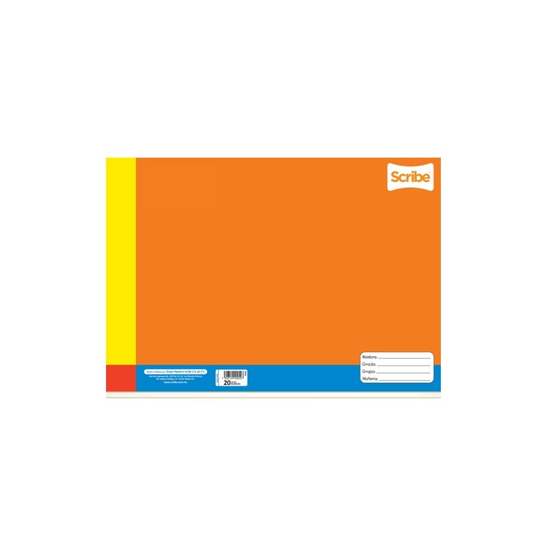 BLOCK ESCOLAR MEDIANO BLANCO 20H