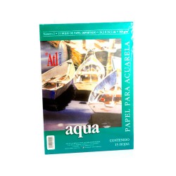 BLOCK AQUA 2 160GR 24.5X34.5CM 15H
