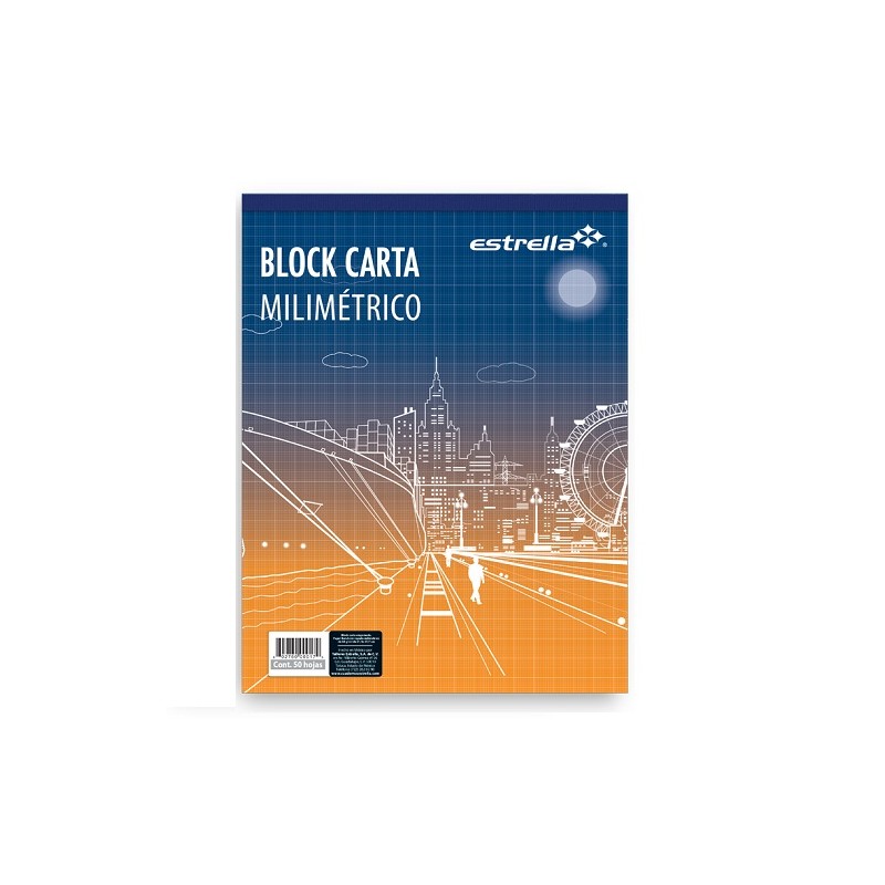 BLOCK CARTA MILIMETRICO 50H