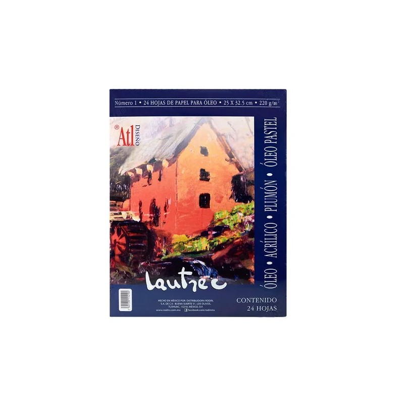 BLOCK PARA OLEO LAUTREC 1 25X32.5CM 24H 803