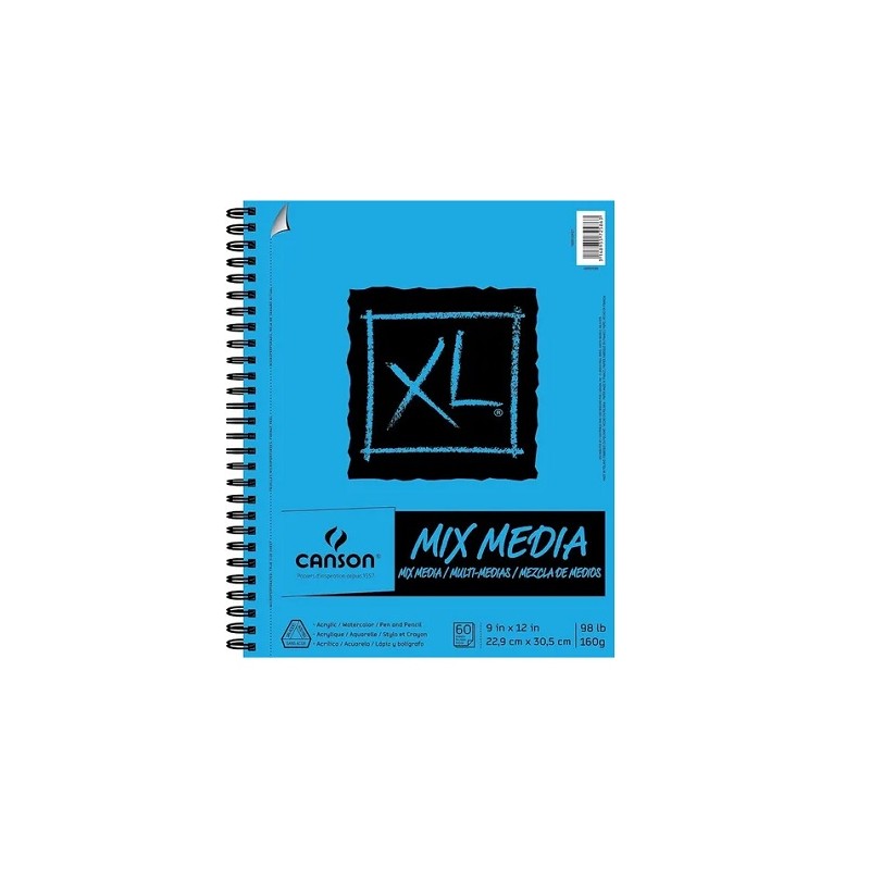 BLOCK XL MIX 160GR 22.9X30.5CM 60H