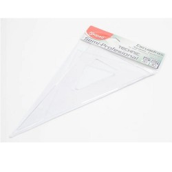 ESCUADRA SEMI PROFESIONAL SIN BISEL TECHNIC S/G° 30CM
