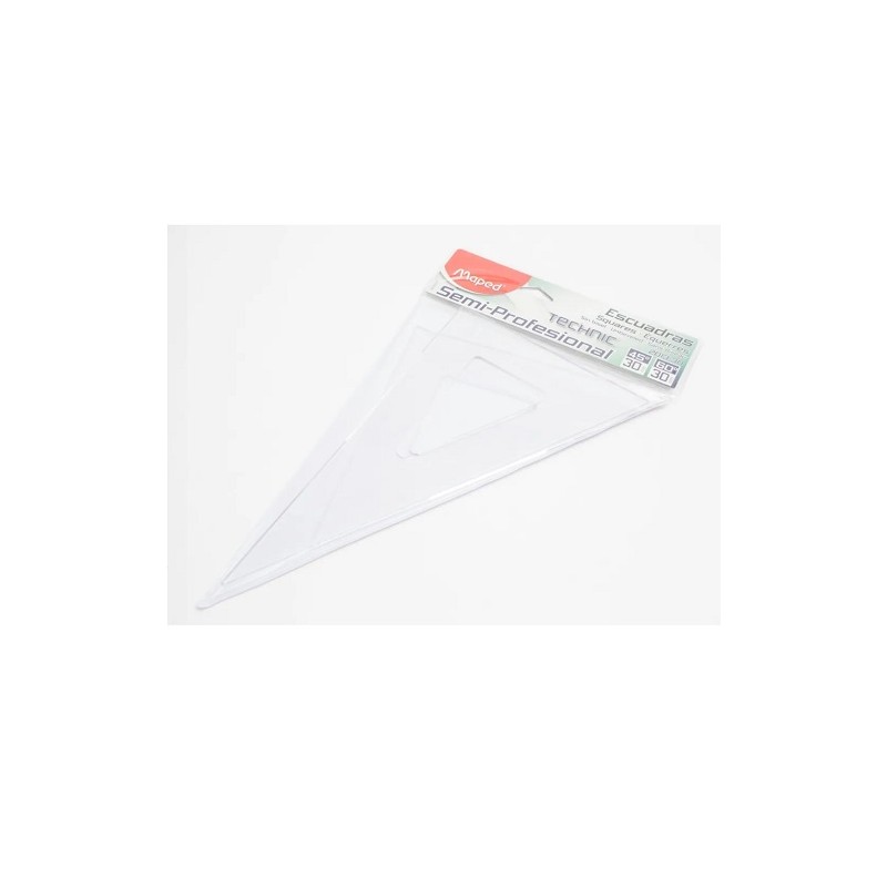 ESCUADRA SEMI PROFESIONAL SIN BISEL TECHNIC S/G° 30CM