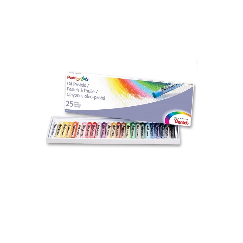GIS PASTEL DE ACEITE 25PZ