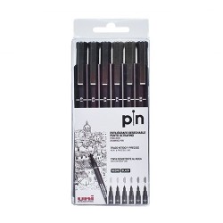 ESTILOGRAFO DESECHABLE ULTRAFINO 6PZ