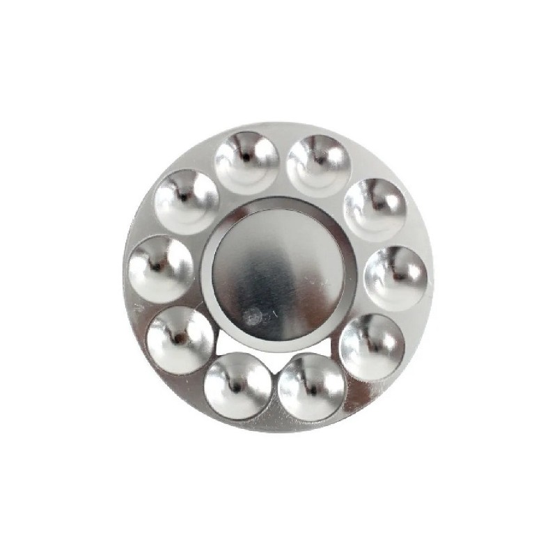 GODETE METALICO CIRCULAR 10 CAVIDADES