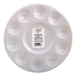 GODETE PLASTICO CIRCULAR 10 CAVIDADES 17.5CM