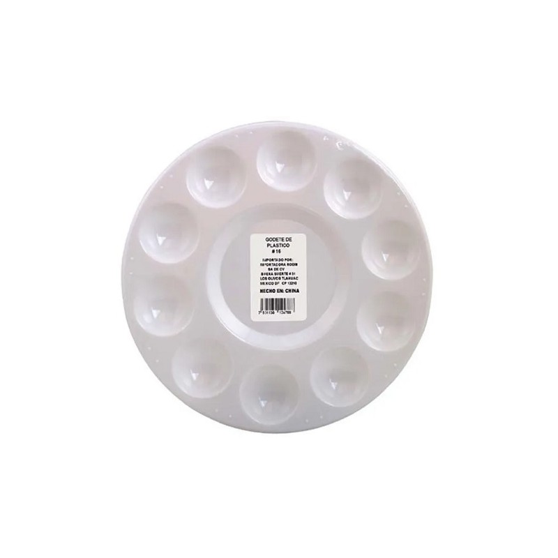 GODETE PLASTICO CIRCULAR 10 CAVIDADES 17.5CM