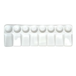 GODETE PLASTICO RECTANGULAR 8 CAVIDADES 30X10CM