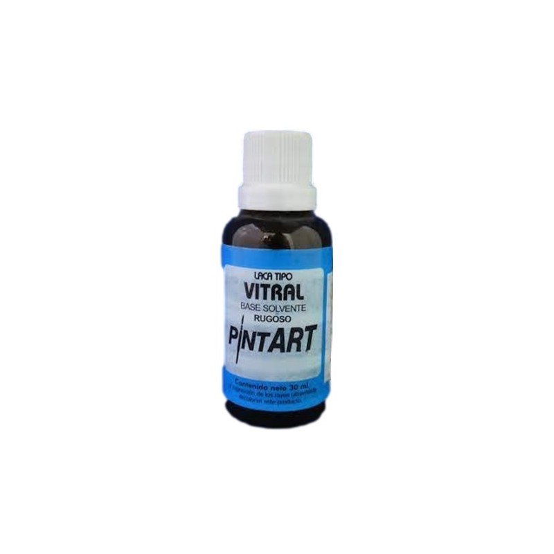 LACA PARA VITRAL RUGOSO FRASCO DE 30 ML
