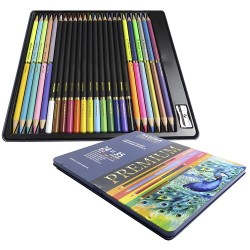 LAPICES DE COLOR PARA DIBUJO 35 COLORES 24PZ