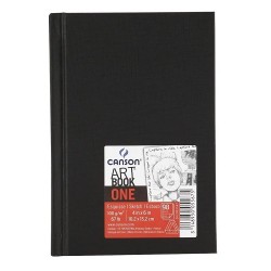 LIBRO PARA DIBUJO "ONE" 98H 100 GR 10.2X15.2 CM