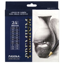 LAPIZ GRAFITO PARA DIBUJO PROFESIONAL 24PZ