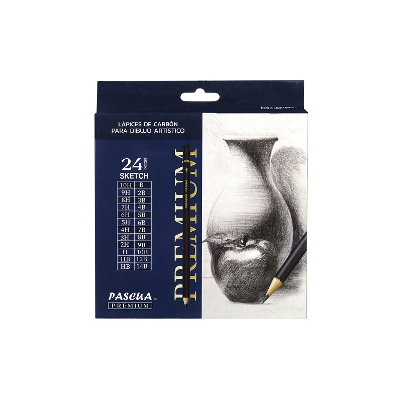 LAPIZ GRAFITO PARA DIBUJO PROFESIONAL 24PZ