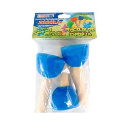 PINCEL DE ESPONJA REDONDO 3PZ