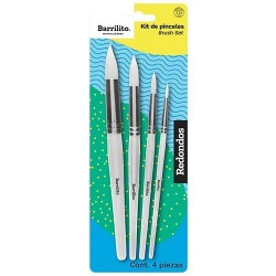 PINCEL REDONDO 4PZS