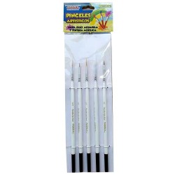 PINCELES ARTISTICOS 5PZ