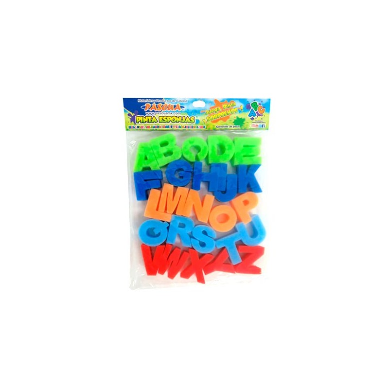 PINTA ESPONJAS ABC 26 PZ