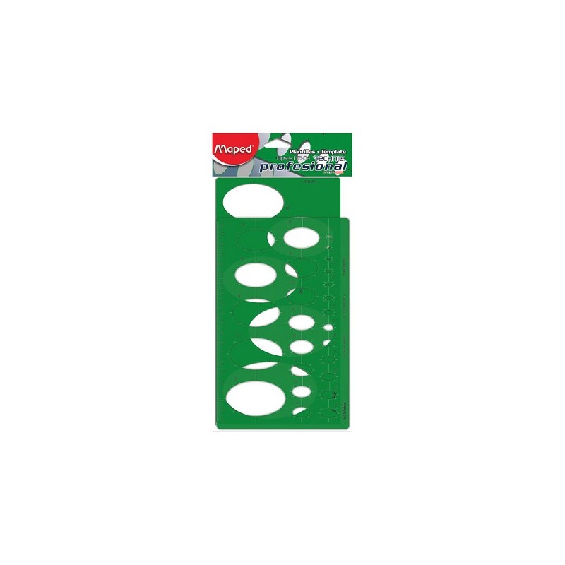 PLANTILLA ELIPSES 21 PLASTICA PROF VDE