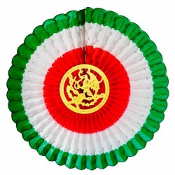 ROSETA ARTESANAL 2 TRICOLOR EXTRA GRANDE