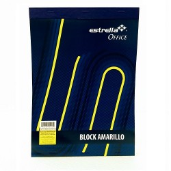 BLOCK CARTA AMARILLO 50H