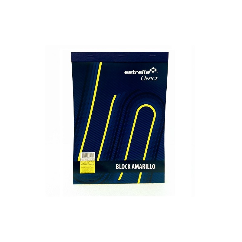 BLOCK CARTA AMARILLO 50H