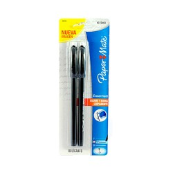 BOLIGRAFO BORRABLE PUNTO MEDIANO 2 PZ