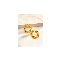 Arracada Twist Arenada Acero