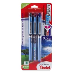 BOLIGRAFO ENERGEL PUNTO FINO 3PZ