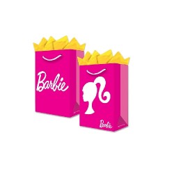 BOLSA DE REGALO CHICA BARBIE 14X22.5X3CM