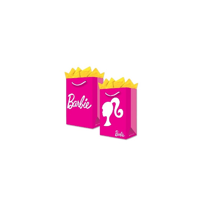 BOLSA DE REGALO CHICA BARBIE 14X22.5X3CM