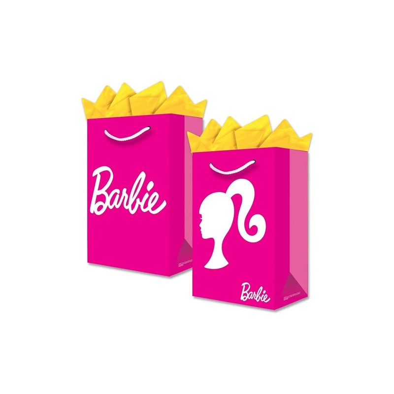 BOLSA DE REGALO GRANDE BARBIE 24X36.5X3CM