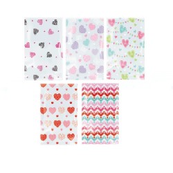 BOLSA DE REGALO CELOFAN CON DISEÑO EXTRA-GRANDE 25PZS