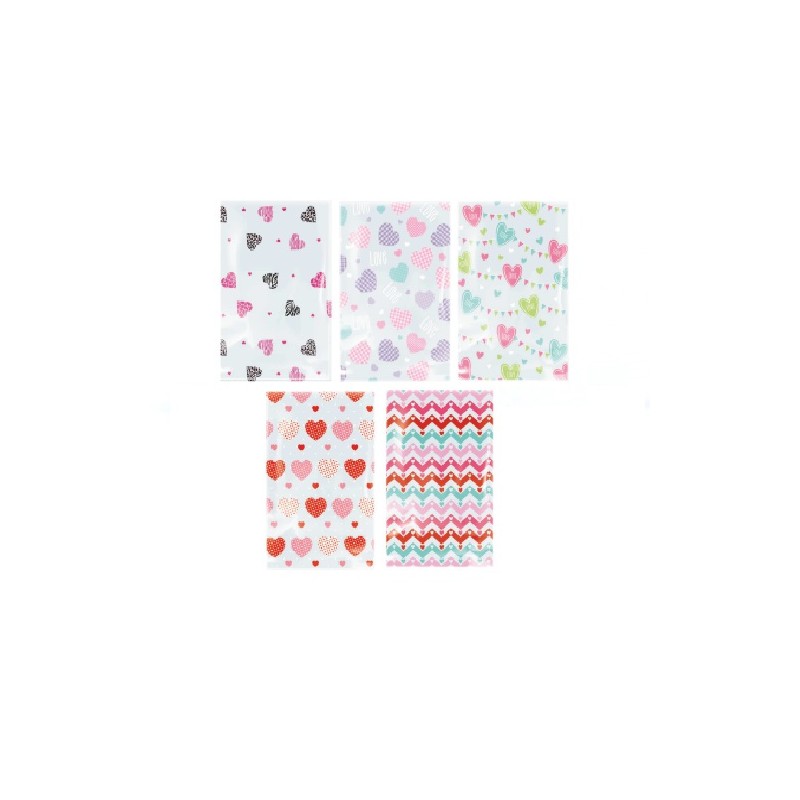 BOLSA DE REGALO CELOFAN CON DISEÑO EXTRA-GRANDE 25PZS