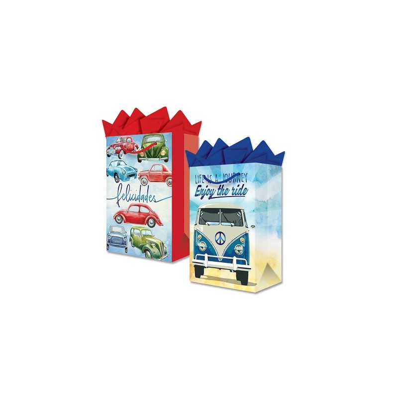 BOLSA REGALO MEDIANA C/A 26X20X10.5CM