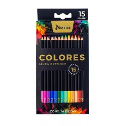 COLORES NORMA PREMUIM 15 PZ