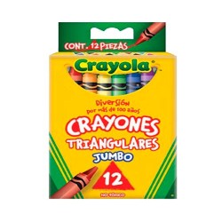 CRAYON CERA JUMBO TRIANGULAR 12PZ