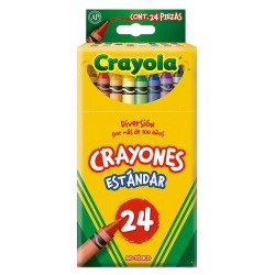CRAYON CERA REDONDO 24PZ
